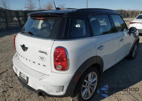 2014 Mini Countryman Cooper S from USA, damaged, VIN WMWZC5C57EWP38396